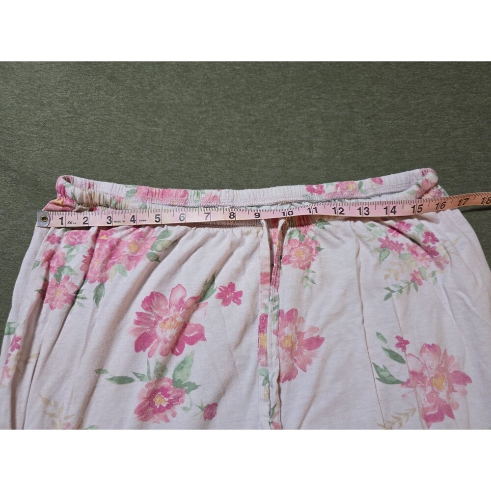 1x Lauren Ralph Lauren Jersey Pink Floral Pajama Set Women's - Picture 9 of 10